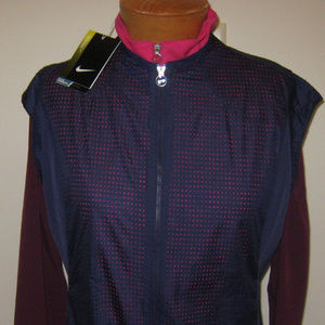 NEW Nike Golf Womens  Long Sleeve Shirt Top with attathed Vest  L